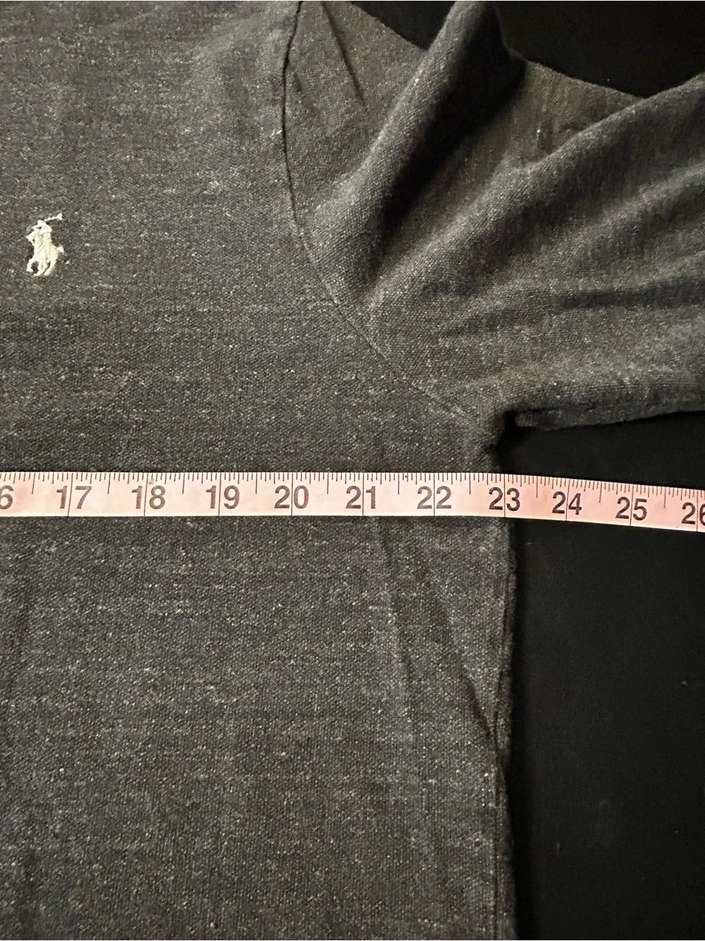 Polo Ralph Lauren Men's Gray Long Sleeve Custom Slim Fit Polo Shirt Size XL